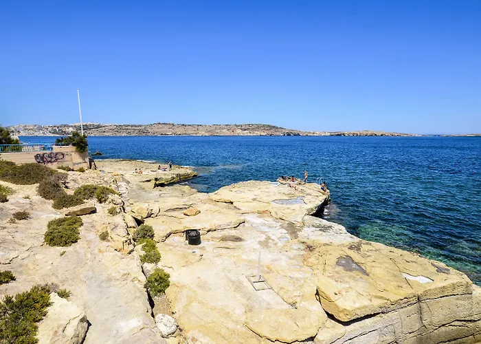 Blue Harbour Seafront 3 Bedroom Apartment, With Spectacular Sea Views From Terrace - By Getawaysmalta St. Paul's Bay