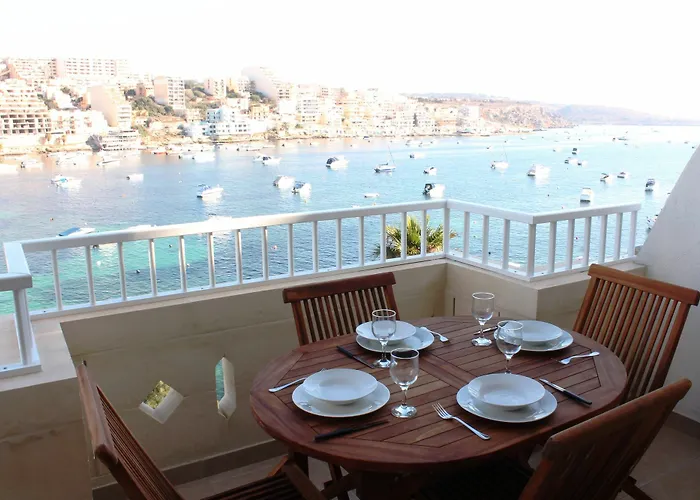 Blue Harbour Seafront 3 Bedroom Apartment, With Spectacular Sea Views From Terrace - By Getawaysmalta